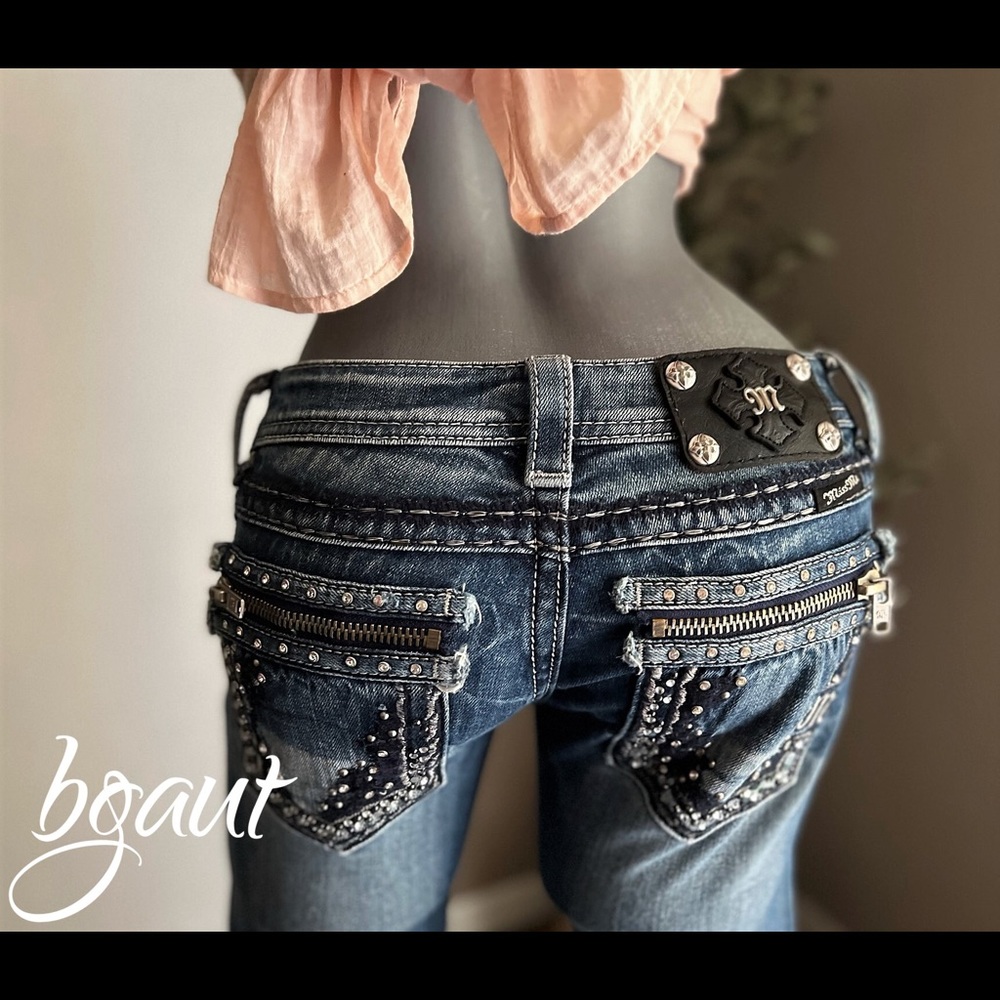 Miss Me Boot Jeans Style JE5732BR- 25 - Picture 2 of 14